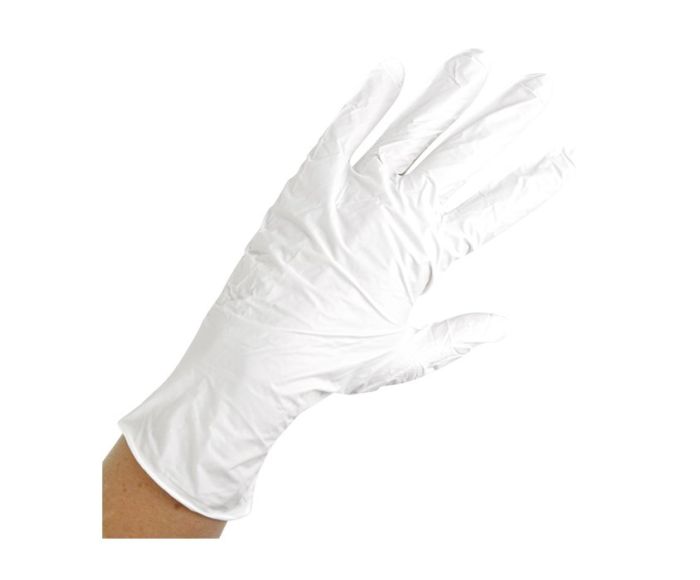 Bingold Nitril Handschoenen Wit - 200 stuks maat L main product photo