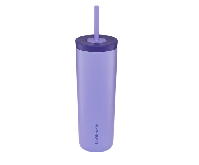 LifeStraw Go Tumbler rvs waterfilter Thistle-Purple main product photo