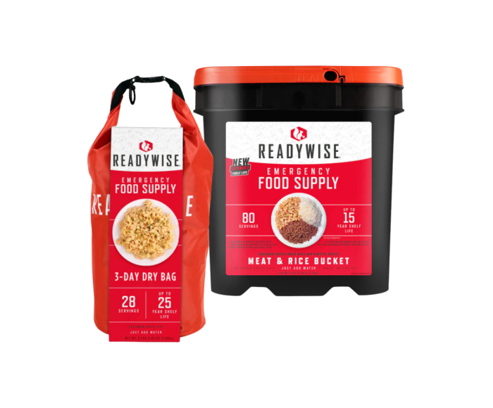 Readywise 108 porties gevarieerd noodrantsoen main product photo