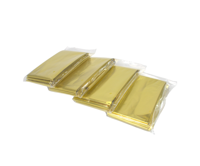 Reddingsdeken 4-PACK (NAVO goedgekeurd)