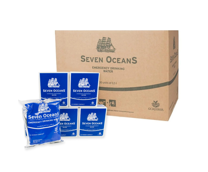Seven Oceans 5 dagen noodrantsoen  (voedsel & water)
