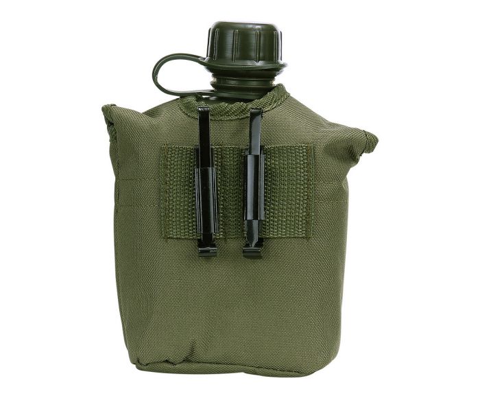 Veldfles met hoes groen main product photo