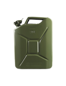20 liter stalen brandstof jerrycan - groen
