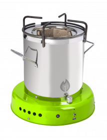 ACE 1 Cookstove Lime Groen (stove, zonnepaneel, accu, ledlamp) 