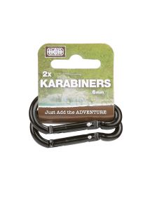 Karabijnhaak 6mm (2 stuks) 