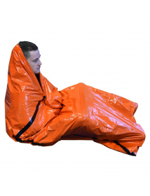 Waterafstotende noodslaapzak met fluitje