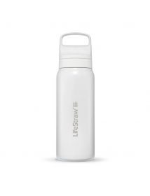 LifeStraw Go 2.0 Stainless Steel Water Filter Bottle - 1L Wit