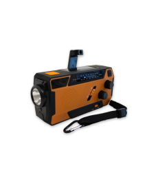Multifunctionele noodradio op batterijen