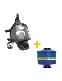 Spasciani TR82 volgelaatsmasker + combinatiefilter A2B2E2K2-P3 R