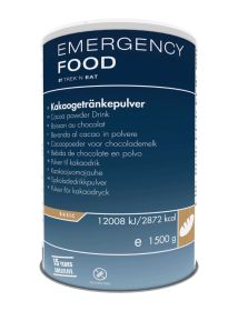 Trek'n Eat cacaopoeder voor chocolademelk noodrantsoen