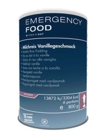 Trek'n Eat vanille rijstpudding noodrantsoen