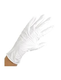 Bingold Nitril Handschoenen Wit - 200 stuks maat L