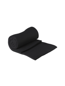 Fleece deken zwart