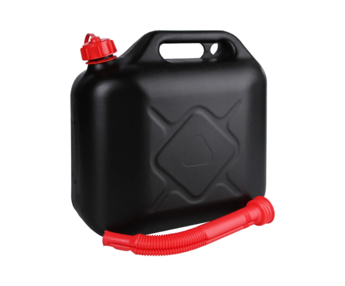 10 liter kunststof brandstof jerrycan