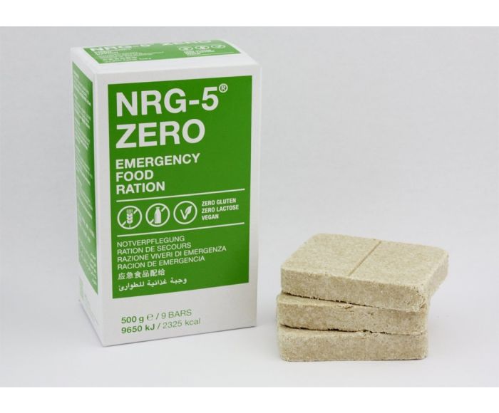 NRG 5 ZERO gluten en lactosevrij noodrantsoen