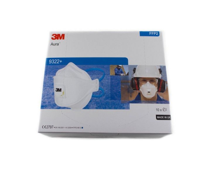 3M mondkapje Aura 9322 FFP2 - 10 stuks los verpakt main product photo