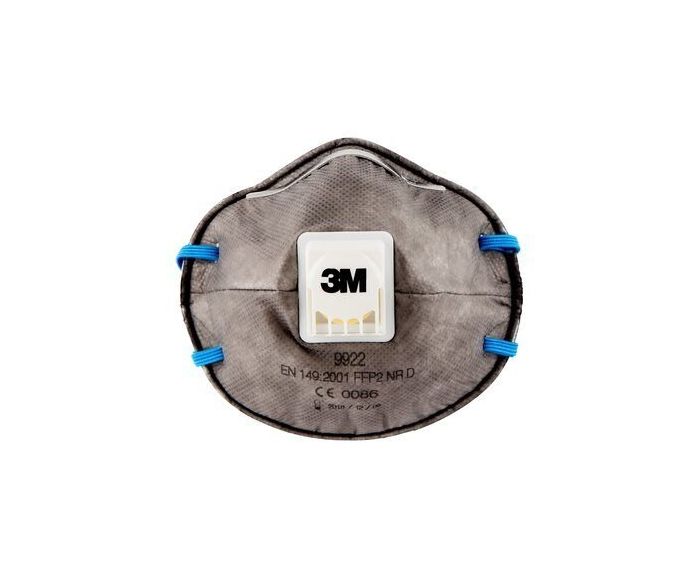 3M Mondkapje Corona FFP2 met ventiel 9922 10 stuks main product photo
