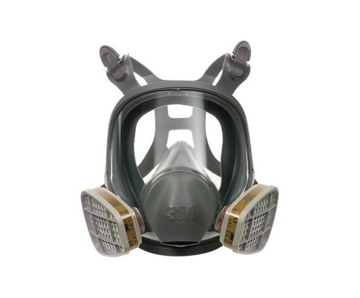 3M gasmasker volgelaat 6900 Maat L + filters