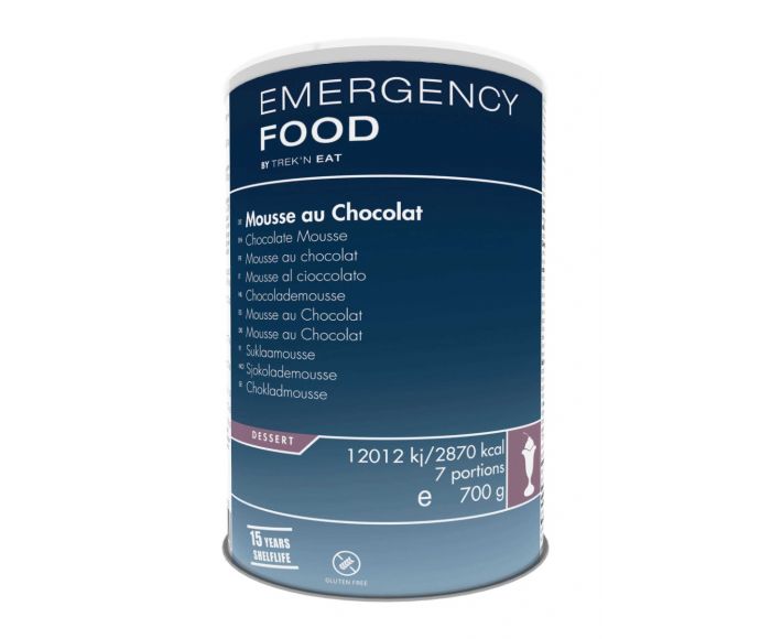 Katadyn Noodrantsoen Chocolade Mousse Blik main product photo