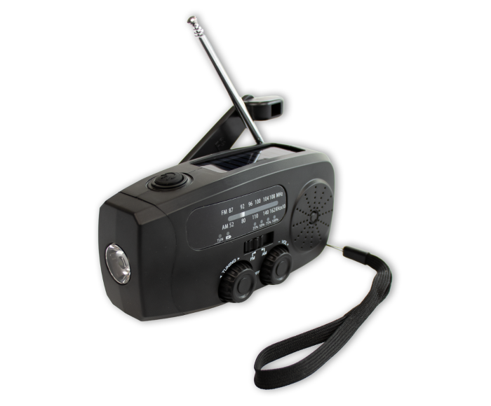 Emplay noodradio zwart