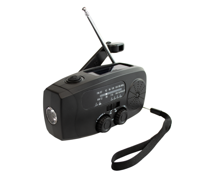 Emplay noodradio zwart