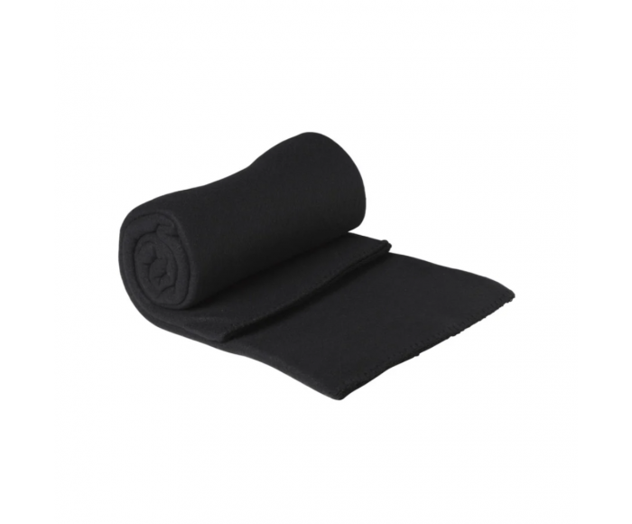 Fleece deken zwart main product photo