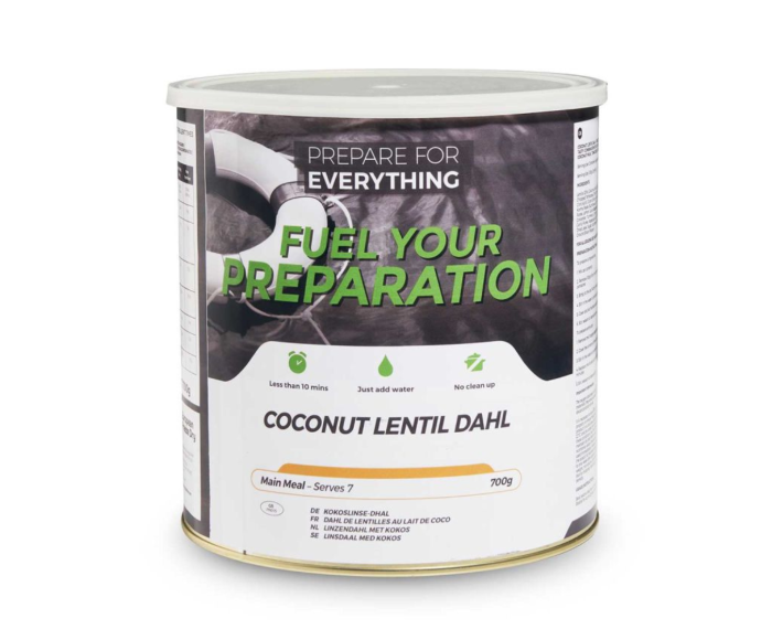 Emergency Food linzen dahl met kokos