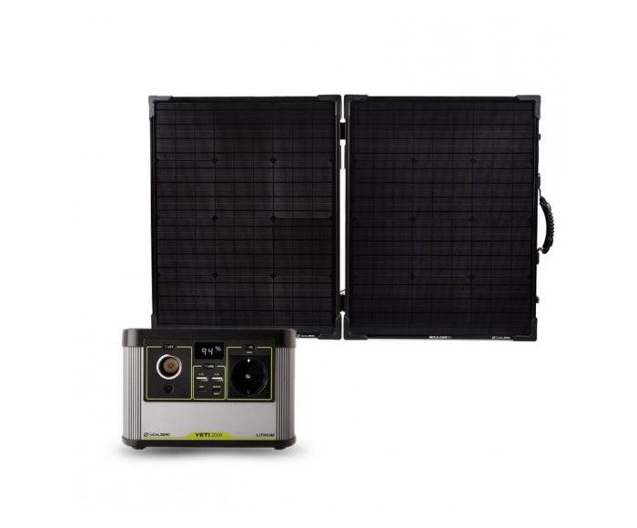 Goal Zero Boulder 100 Briefcase Solar Set – Yeti 200X (EU-versie)
