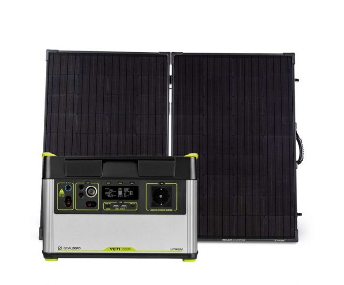 Goal Zero Yeti 1500X (EU-Version) + Boulder 200 Briefcase Solar Kit main product photo