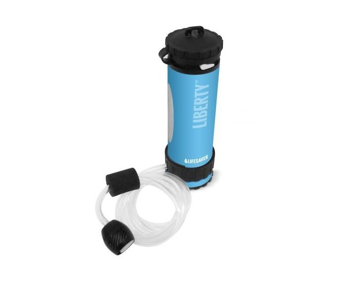 Lifesaver Liberty 2000 Blauw - Drinkfles met waterfilter