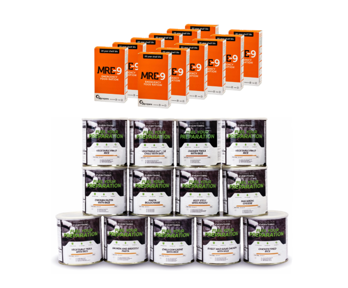 Noodrantsoen 30 dagen - 20 jaar houdbaar