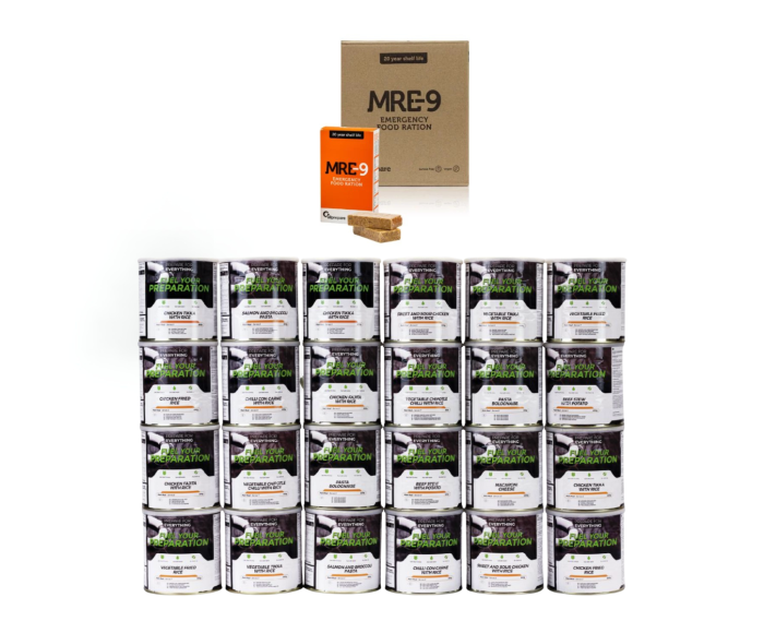 Noodrantsoen 60 dagen - 20 jaar houdbaar