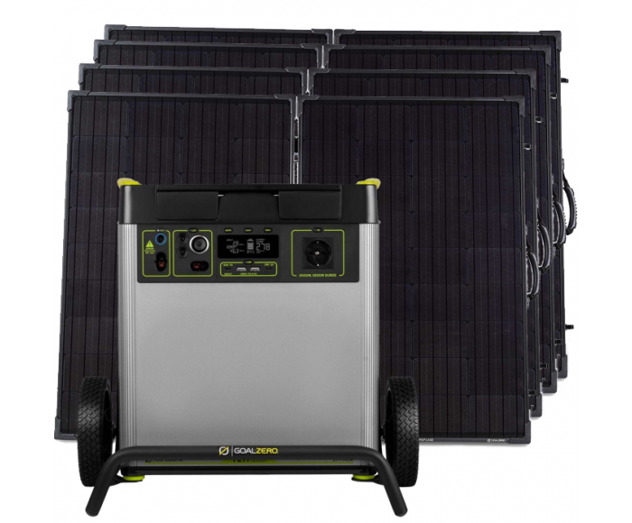 Goal Zero Yeti 6000x + 4x Boulder 200 Briefcase main product photo
