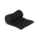 Fleece deken zwart