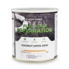 Emergency Food linzen dahl met kokos