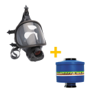 Spasciani TR82 volgelaatsmasker + combinatiefilter A2B2E2K2-P3 R